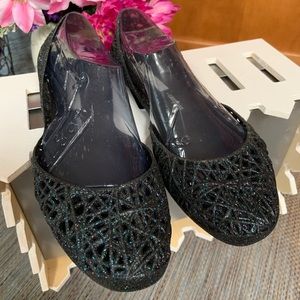 Melissa campana Glitter Flats size 8